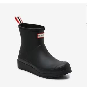 hunter play rubber rain boots ankle size 8 short